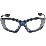 Honeywell Uvex Seismic Sealed Eyewear, Clear Lens, Polycarbonate, HC, Metallic Blue Frame