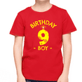 thumbnail image 2 of 9th Birthday Candle 9th Birthday Boy Shirt 9 Year Old Boy 9th Birthday Shirts for Boys Birthday Gift, 2 of 9