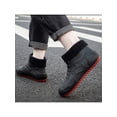 thumbnail image 6 of Fangasis Men Chef Shoe Comfort Kitchen Shoes Slip On Mules Rainy Resistant Clogs Black Red (Plush Lined) 9.5, 6 of 6