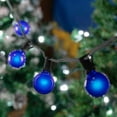 thumbnail image 6 of Novelty Lights 25 Feet Blue G50 Globe Outdoor Patio String Lights, Black Wire, 6 of 6