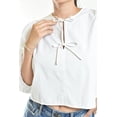 thumbnail image 4 of Blusa escote con lazos Roman Fashion /Juvenil, 6944 (Blanco) blanco M, 4 of 6