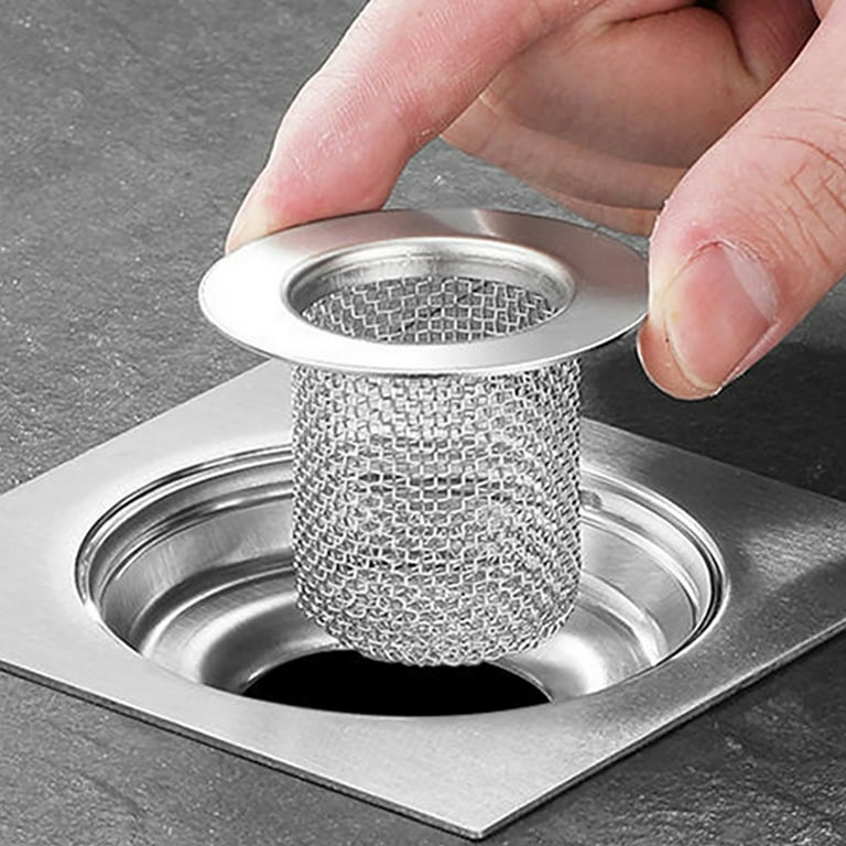 Fullware Shower Drain Hair Catcher Stainless Steel Bath Tub Drain