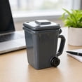 thumbnail image 2 of Funny Trash Can Shaped Coffee Mug Ceramic Recycling Bin Cup with Lid ,Novelty Desk Mug for Office Coworkers Home Kitchen, Quirky Conversation Starter Gift for Coffee Tea Hot Cocoa, 2 of 6