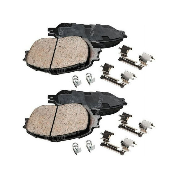Front Brake Pad Set - Compatible with 2005 - 2015 Toyota Tacoma 2006 2007 2008 2009 2010 2011 2012 2013 2014