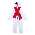 thumbnail image 3 of FYDUU 3 Packs Kids Snowman Onesie Christmas Outfits One-Piece Jumpsuit Set With Scarf Hat For Boys Girls Xmas Party Clothes Sets Soft Fall Clothes, 3 of 7