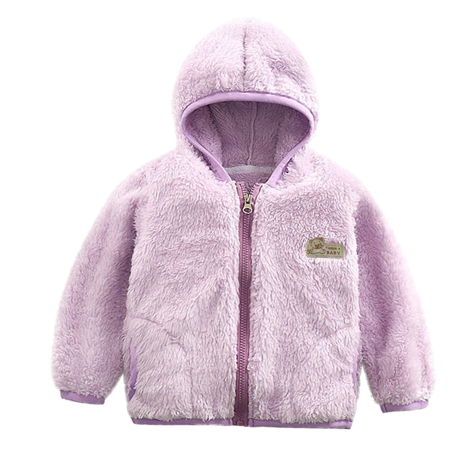 Baby Girls Jackets Toddler Kids Baby Girls Boys Casual Zip Up Solid