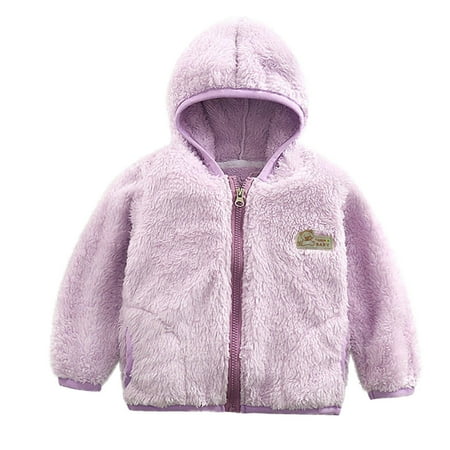 

Toddler Kids Baby Girls Boys Casual Zip Up Solid Jacket Coat Long Sleeve Lightweight Cute Thicken Outerwear Snowsuit Jackets Outwear For 5-6 Years