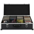 thumbnail image 3 of vidaXL CD Case Aluminum ABS Storage Organizer for 40/60/80 CDs Black/Silver, 3 of 43