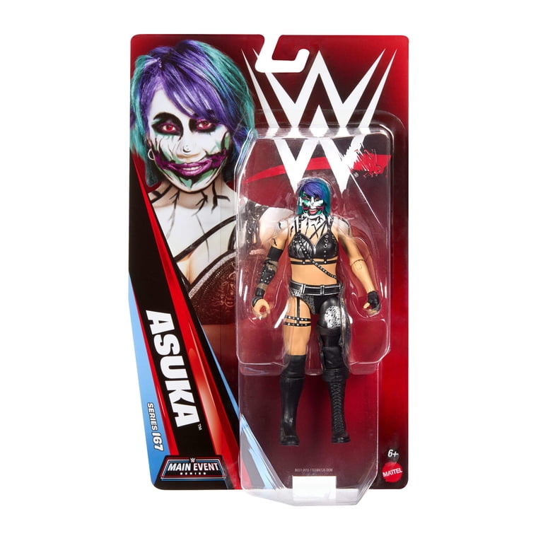 WWE Asuka Action Figure, Main Event Series #167, 6-inch