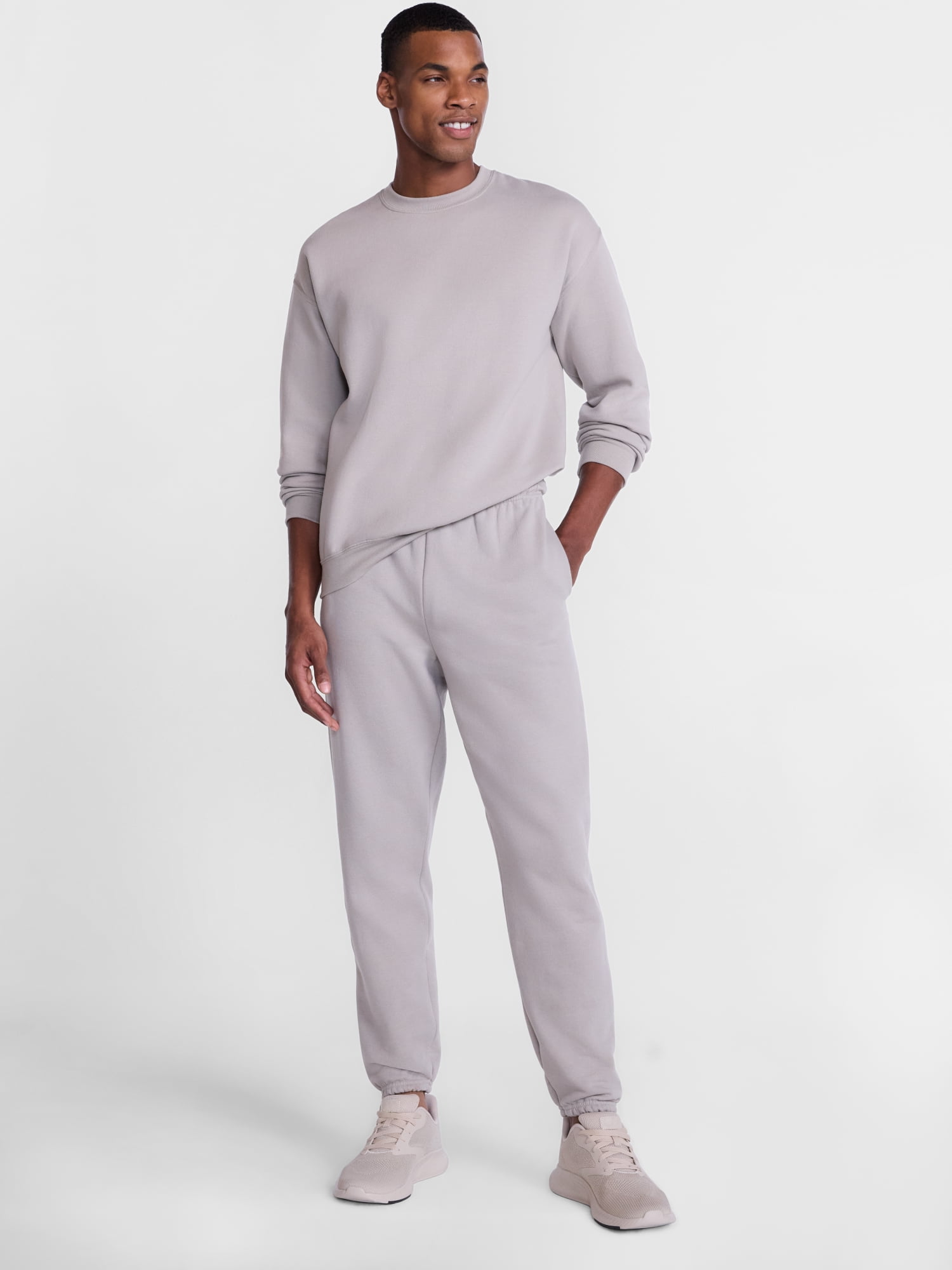 Athletic Works Men's and Big Men's Fleece Jogger Sweatpants, Sizes XS-5XL