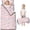 Unicorn and Cloud Pink Pattern, variant on Unicorn and Star Beige Pattern Teens Toddler Nap Mat with Pillow, Sleeping Mat Bag for Preschool Daycare 59"x22"