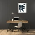thumbnail image 3 of Fab Funky 26x32 White Modern Wood Framed Museum Art Print Titled - Banana Tree 3, Blue, 3 of 4