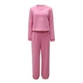 thumbnail image 5 of Pajama Pants Women Long Sleeve Pullover Pants Set Loungewear Sets Woman Womens Pjs Sets Winter, 5 of 5
