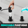 thumbnail image 4 of Dispensador De Jabón Para Fregadero De Cocina De Acero Inoxidable Xtellar negro, 4 of 4