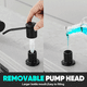thumbnail image 4 of Dispensador De Jabón Para Fregadero De Cocina De Acero Inoxidable Xtellar negro, 4 of 4