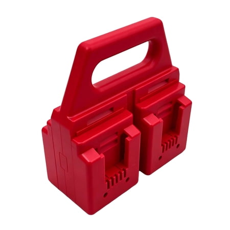 Power Tool Storage Holder For Warx 18V Carrying Case 4 Slot ABS Carry Red Rack Workshop Cabinet Garage Setup