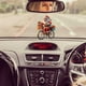 thumbnail image 4 of Llavero Colgante Acrílico para Interior de Coche con Figura de Anciano En Bicicleta (Navidad) | Colgante de Papá Noel para Mochila con Bicicleta | Regalo Decorativo Festivo, 4 of 6