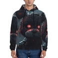 thumbnail image 3 of Saiise Five Nights At Freddy'S Men's Graphic Print Long Sleeve Drawstring Hoodie Pullover Sweatshirt-X-Large, 3 of 6