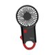 thumbnail image 1 of Ventilador de mano portátil, personal, ligero, mini, con 3 velocidades, potente y silencioso. rojo, 1 of 9