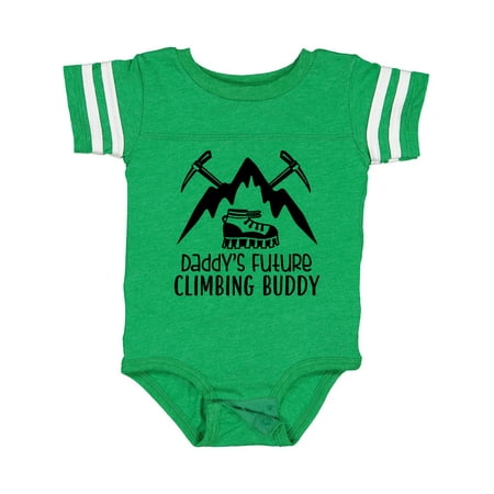 

Inktastic Daddy Future Climbing Buddy Gift Baby Boy or Baby Girl Bodysuit