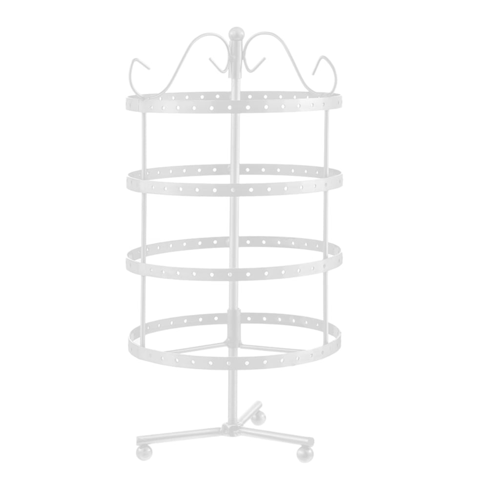 For Sale Earring Rotating Display Rack 432 Holes 24" Tall Raw Steel Finish 