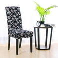 thumbnail image 4 of Unique Bargains Stretch Spandex Dining Chair Covers Protector Set of 4, 4 of 6