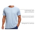 thumbnail image 4 of Remera CRZ YOGA de secado rápido, liviana, chambray azul, talla S, 4 of 6