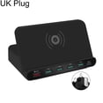 thumbnail image 2 of 3 in 1 Wireless Charger 6 Ports QC 3.0 2.14A USB Type-C Fast Charging Dock Stand, 2 of 8