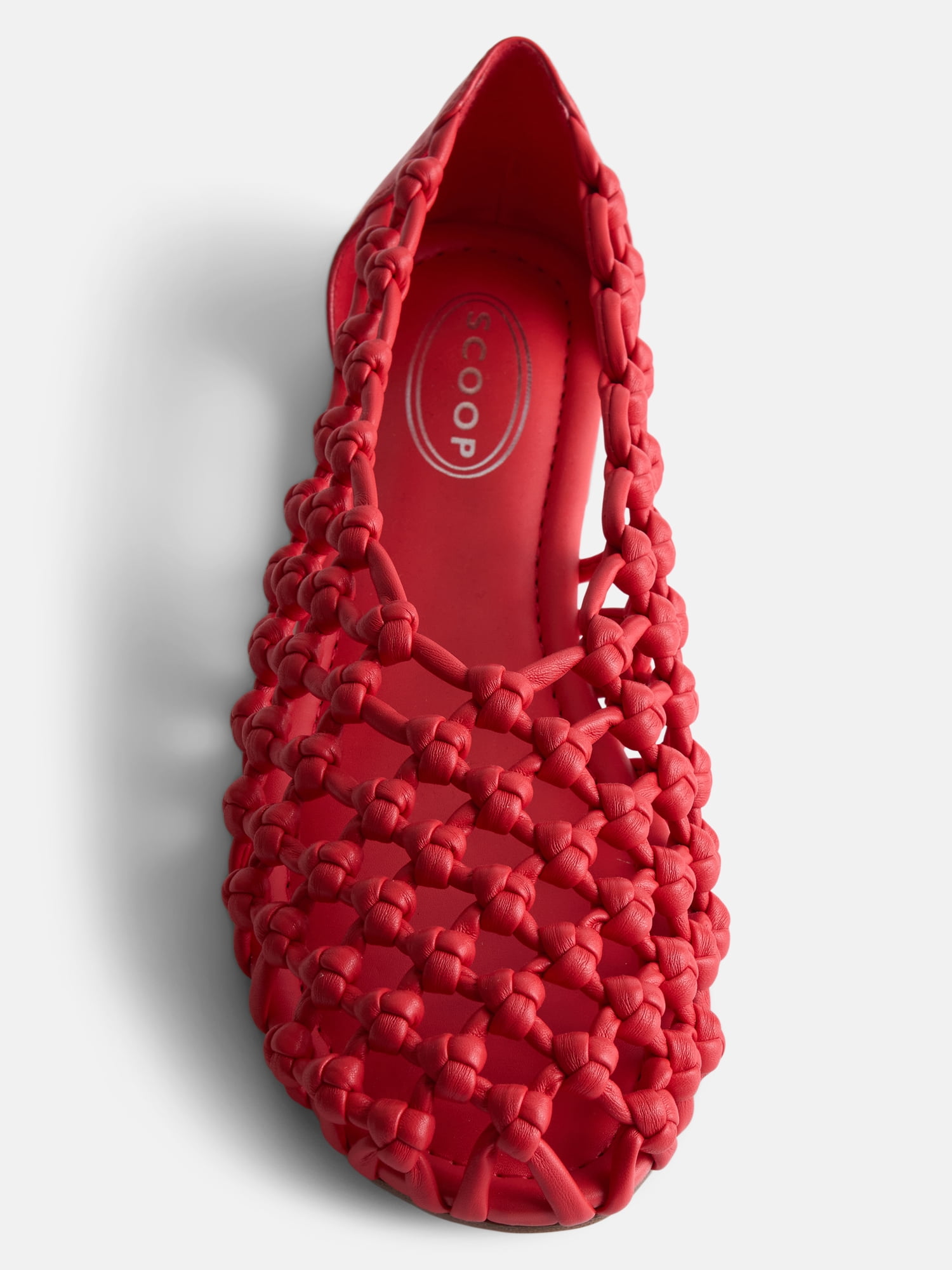 Scoop Women's Crochet Knot Ballet Flats