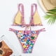 thumbnail image 3 of Gibobby Conjunto de bikini sexy Conjunto de bikini degradado para mujer, traje de baño sexy de dos piezas, traje de baño, traje de playa, estilo nacional(Morado,CH), 3 of 5