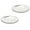 White, variant on Petromax Enamelware Dinnerware Plates, Traditional Lightweight Enameled Steel Tableware for Kitchen and Camping, 2 Pack for Hot or Cold Food, 7 inch, White