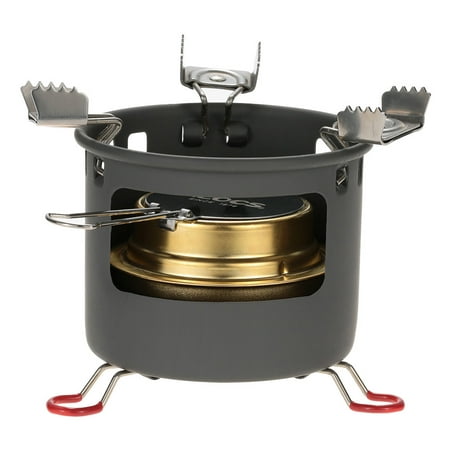 ALOCS Camping Outdoor Spirit Alcohol Burner Camping Stove Alcohol Stove Bracket Support