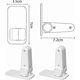 thumbnail image 2 of 2-Pack Adhesive Child Safety Locks with Handle for Cabinets, Drawers, and Furniture, 2 of 5