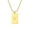 Gold Cancer, variant on PAMTIER Men's Women's Stainless Steel Personality Amulet 12 Constellation Simple Temperament Birthday Necklace Gemini