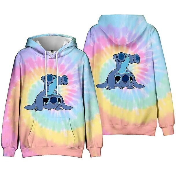Kids Boys Girls Lilo Stitch Printed Hoodie Jumper Long Sleeve Loose Hooded Sweatshirt Tops With Pocket Autumn Winter Walmart