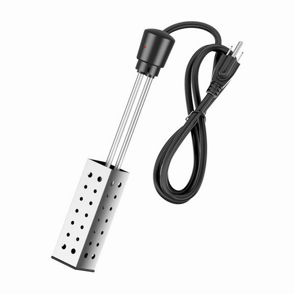 Totowood -Immersion Water Heater for Bathtub, 5 Gallon Bucket Water Heater. Stainless Steel Sumbersible Water Heater Heat Water Fast in Bathtub, Bucket.Pool Heater for Inflatable Pool.