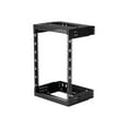 thumbnail image 1 of StarTech.com 15U 19 Pouces Wall Mount Network Rack, Adjustable Depth 12-20 Pouces 2 Post Open Frame Server Room Rack for AV/Data/ IT Communication/Computer Equipment/Switch with Cage Nuts & Screws 15U 19 Pouces - Support Ajustable - Support - Montable au Mur - Noir - -, 1 of 6
