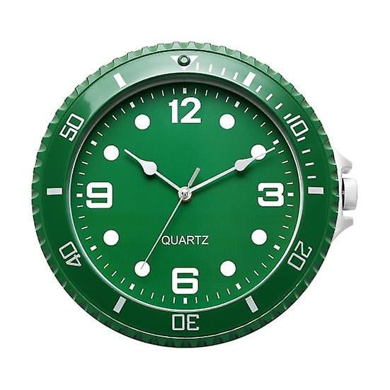 Wall Clock Silent Non-ticking Clock Precise Timing Battery Operated Clock for Home Office Decorationgreen