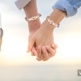 thumbnail image 3 of Amantes Del Acero Inoxidable Corazón Amor Bloqueo Llave Pulsera Kit Conjunto De Joyas Methold AP007540-04, 3 of 5