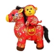 thumbnail image 4 of Adornos de año Nuevo con forma de caballo 2026, peluche, estatua de caballo creativa para decorar , tiendas y el hogar durante el Festival de Pri M, 4 of 9
