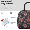 thumbnail image 3 of Womens Pioneer Flower Floral Print Pattern Lunch Box for Work,Insulated Lunch Bag for Women,Loncheras Para Mujer,Leakproof Adult Lunch Bag for Work,Beach,Travel,Picnic,Camping, 3 of 6