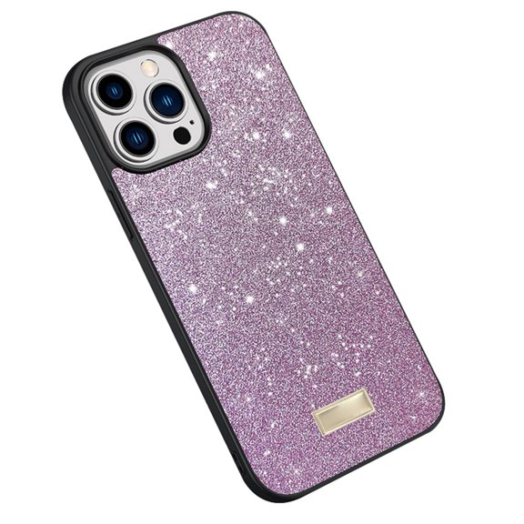 Cell Phone Case for iPhone 15 Pro Max/15 Pro/15 Plus/15, Glitter Sparkle Bling Shiny Premium Leather Case, Slim Shockproof Protective Cover