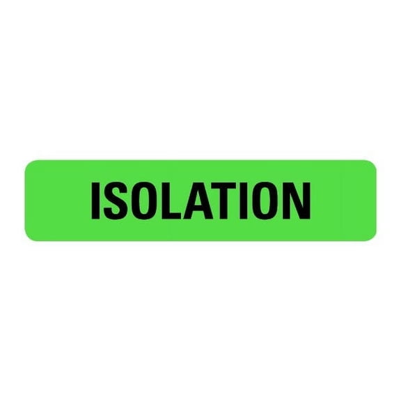 Isolation Food Service Medical Labels