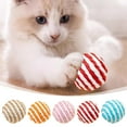 thumbnail image 1 of Interactive Sisal Cat Toy with Rolling Design Rattle Sounds and Durable Woven Fibers for Indoor, 1 of 5