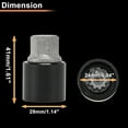thumbnail image 4 of Herramienta de extracción de llave de tuerca de bloqueo de rueda antirrobo Unique Bargains para Mercedes-Benz #315, 4 of 6