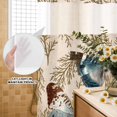 thumbnail image 3 of No Hook Shower Curtain, Vintage Teal Butterfly Shower Curtains for Bathroom with See Through Top Window, Vintage Brown Tree Branch Waterproof & Washable Bath Curtain 60"x72", 3 of 9