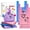 Purple,Pink,Light Blue, variant on Poop Bags for Dogs, 300 Count Extra Thick Leak Proof Poop Bags with Handles, Bag for Refuse Cleanup, Outdoor Puppy Walking and Cats Litter