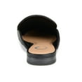 thumbnail image 4 of Journee Womens Akza Slip On Square Toe Mules Flats, Widths Available, 4 of 10