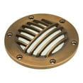 thumbnail image 2 of Kichler 15482CBR 4.5" Solid Brass Rock Guard For Centennial Brass Well Lights - Brass, 2 of 2