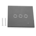 thumbnail image 1 of Interruptor de toque remoto inteligente WiFi cambio de pared táctil inteligente aplicación Control de voz UE 95-250V 10A, 1 of 14